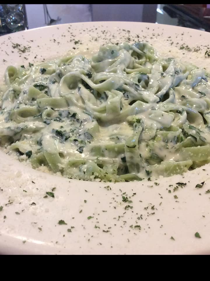 Spinach Fettuccine Special
